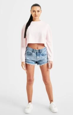 SikSilk Pink Signature Sweatshirt -Style Zone Shop SSW 4819 3