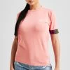 SikSilk Coral Taped Crop T-Shirt