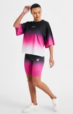 SikSilk Pink Fade T-Shirt -Style Zone Shop SSW 4827 4