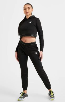 SikSilk Black Cargo Track Top -Style Zone Shop SSW 4829 4