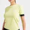 SikSilk Yellow Taped Crop T-Shirt -Style Zone Shop SSW 4831 1