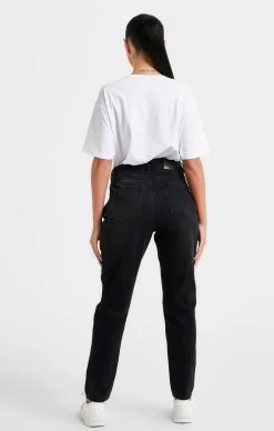 SikSilk White Embroidered Boyfriend T-Shirt -Style Zone Shop SSW 4840 5