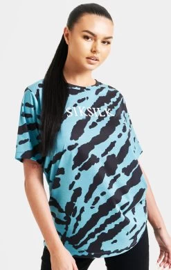 SikSilk Multi Space Dye Longline Tee
