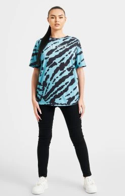 SikSilk Multi Space Dye Longline Tee -Style Zone Shop SSW 4892 3