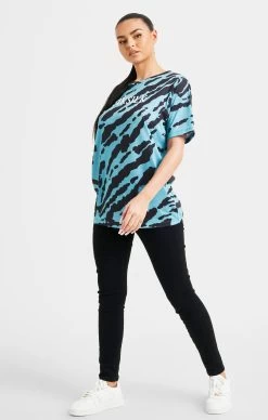 SikSilk Multi Space Dye Longline Tee -Style Zone Shop SSW 4892 4