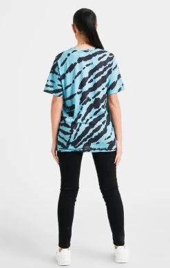 SikSilk Multi Space Dye Longline Tee -Style Zone Shop SSW 4892 5