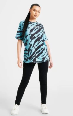 SikSilk Multi Space Dye Longline Tee -Style Zone Shop SSW 4892 6