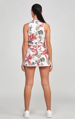 SikSilk Multi Retro Tropics Print Vest -Style Zone Shop SSW 4898 5