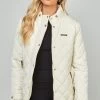 SikSilk Cream Belted Quilted Jacket -Style Zone Shop SSW 4920 1