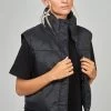 SikSilk Black Cropped Gilet -Style Zone Shop SSW 4924 1