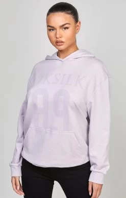 SikSilk Purple Oversized 89 Hoodie