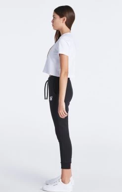 SikSilk Girls Black Essentials Cuffed Jogger -Style Zone Shop Sik Silk Messi Girls 12 02 21 SSG 0071 SSG 0080 0406 copy 901e134c fbc0 42d4 93df 3d808fde395a