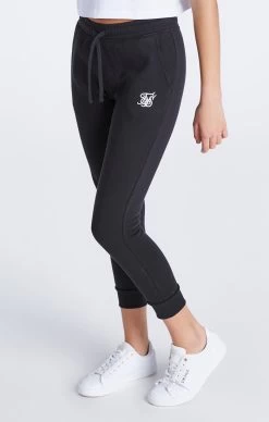 SikSilk Girls Black Essentials Cuffed Jogger -Style Zone Shop Sik Silk Messi Girls 12 02 21 SSG 0071 SSG 0080 0408 copy f44ecedd 76cf 4fb2 87b9 17d1f3c8fe45