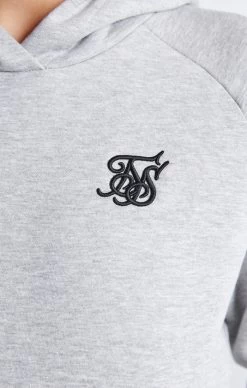 SikSilk Girls Grey Marl Essentials Overhead Hoodie -Style Zone Shop Sik Silk Messi Girls 12 02 21 SSG 0084 1303 copy 771fecd7 74ff 4822 b2e9 4461ee76cd42